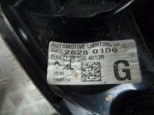 RENAULT ZOE 2016 LAMPA LEWY LEWA TYŁ TYLNA 26280106 265554013R