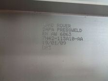 LAND ROVER RANGE III L322 2009LIFT OSŁONA PROGU PRAWY TYŁ 7H42-113A10-AA