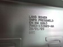 LAND ROVER RANGE III L322 2009LIFT LISTWA NAKŁADKA PROGU LEWY PRZÓD