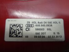 AUDI A8 D4 4H 3,0TFSI LAMPA W KLAPE LEWY TYŁ 4H0945093A