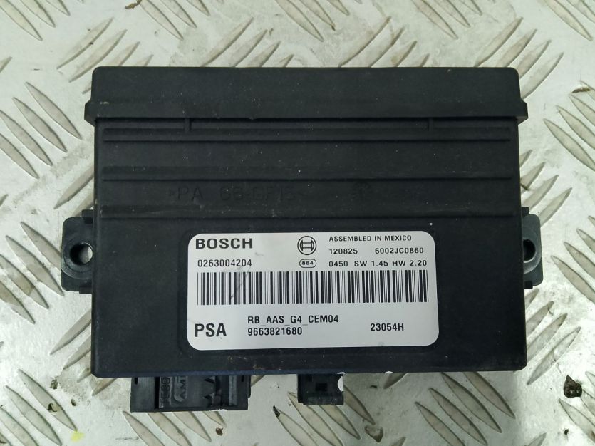 CITROEN BERLINGO III PEUGEOT PARTNER III MODUL STEROWNIK PDC 9663821680