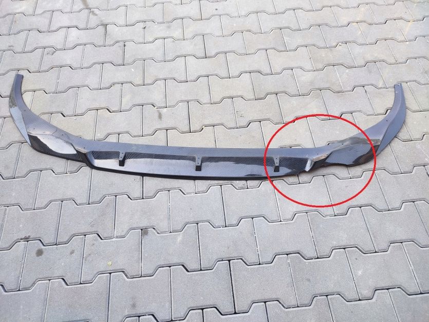 BMW 7 G11 G12 LIFT 2019 2020 SPOILER ZDERZAKA DOKLADKA DYFUZOR PRZOD