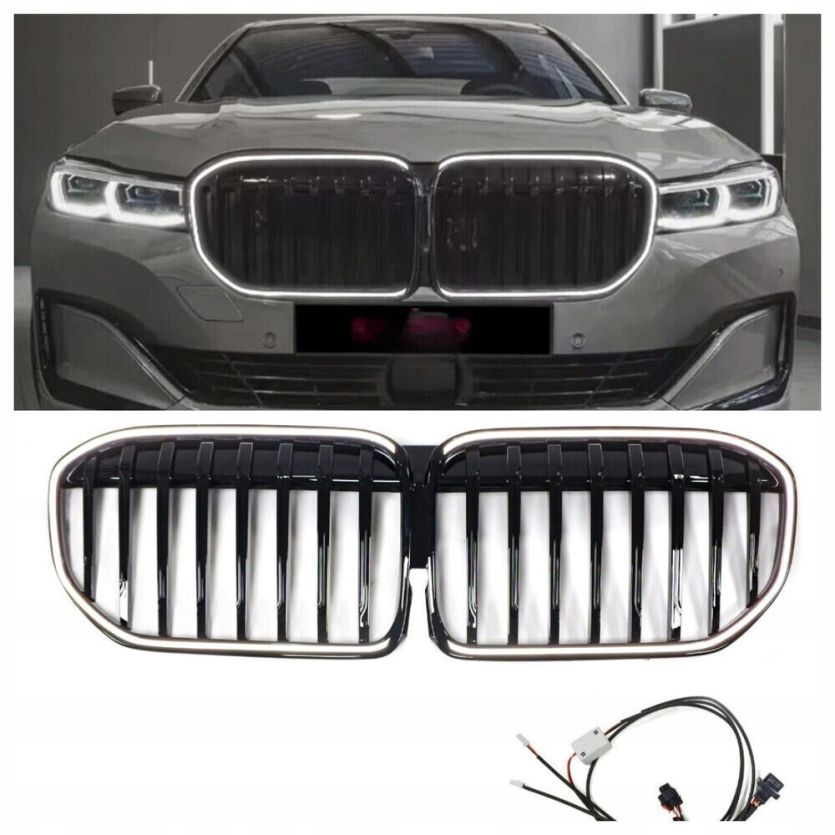 BMW 7 G11 G12 LIFT 2019-2023 GRILL LED ATRAPA