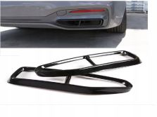 BMW 7 G11 G12 LIFT 2019-2023 NAKŁADKI KONCOWKI RUR TLUMIKA SPORT CZARNE