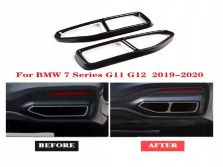 BMW 7 G11 G12 LIFT 2019-2023 NAKŁADKI KONCOWKI RUR TLUMIKA SPORT CZARNE