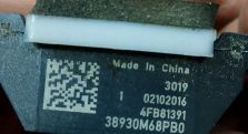 SUZUKI BALENO II 2017 III SZ5 MK2 CZUJNIK UDERZENIOWY 38930M68