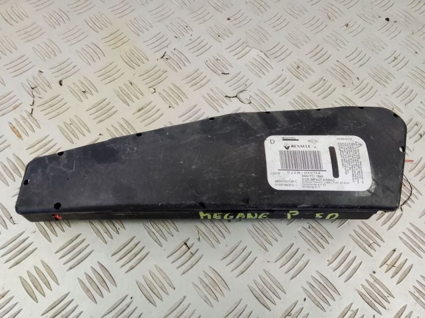 RENAULT MEGANE 3 III PODUSZKA AIRBAG FOTELA PRAWA PRAWY 985H10013R