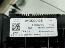AUDI A8 D4 4H 3,0TFSI PANEL STEROWANIA NAWIEWU KLIMATYZACJI 4H0820043E