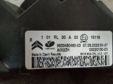 CITROEN C3 III 3 LIFT HALOGEN LAMPA LED DRL PRAWA PRAWY 9833480480
