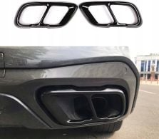 BMW X5 G05 X6 G06 X7 G07 NAKŁADKI KONCOWKI RUR TLUMIKA SPORT CZARNE BLACK