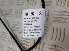 PEUGEOT 208 3D I 1.2VTI 2013 KABEL PRZEWÓD ANTENY 9674361980