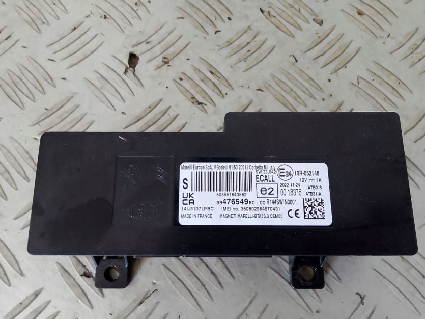 TOYOTA PROACE PEUGEOT PARTNER K9 2023 MODUŁ STEROWNIK BLUETOOTH 9847654980