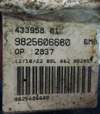 TOYOTA PROACE PEUGEOT PARTNER K9 2023 KABEL PRZEWÓD CZUJNIK ABS 9825606680
