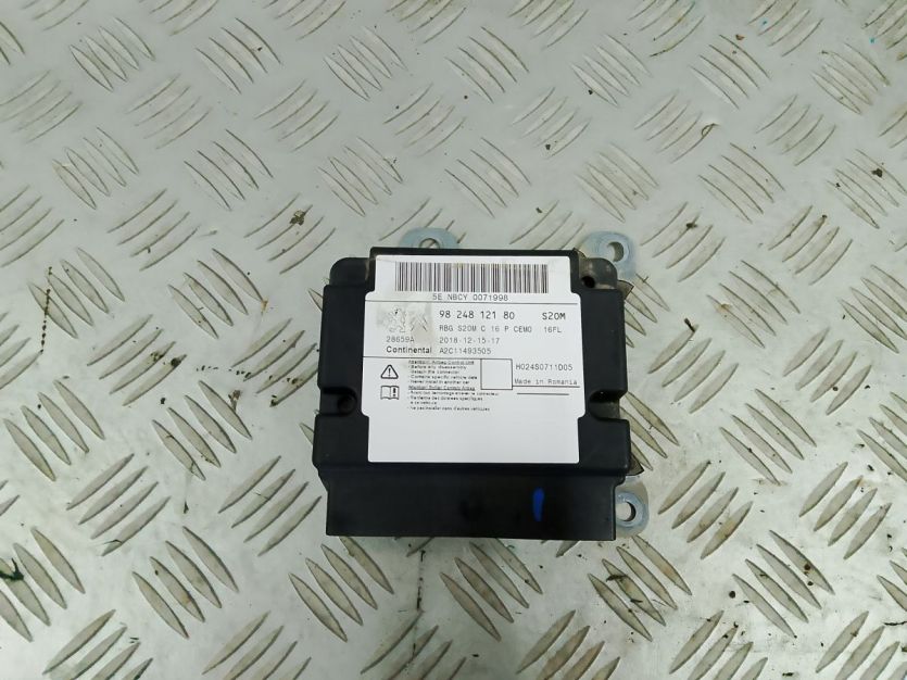 DS DS7 CROSSBACK CITROEN 2020 MODUŁ STEROWNIK SENSOR AIRBAG 9824812180