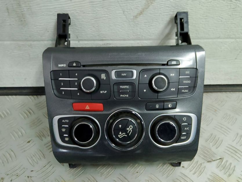 CITROEN C4 II B7 PANEL KLIMATYZACJI RADIA 9666027577