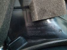 DS DS7 CROSSBACK CITROEN 2020 OSŁONA SŁUPKA LEWY PRZÓD 98168994