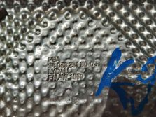 TOYOTA PROACE PEUGEOT PARTNER K9 2023 OSŁONA TERMICZNA TŁUMIKA 9808929180