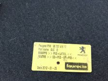 PEUGEOT 208 3D I 1.2VTI 2013 BOCZEK BAGAŻNIKA PRAWY 9673741677
