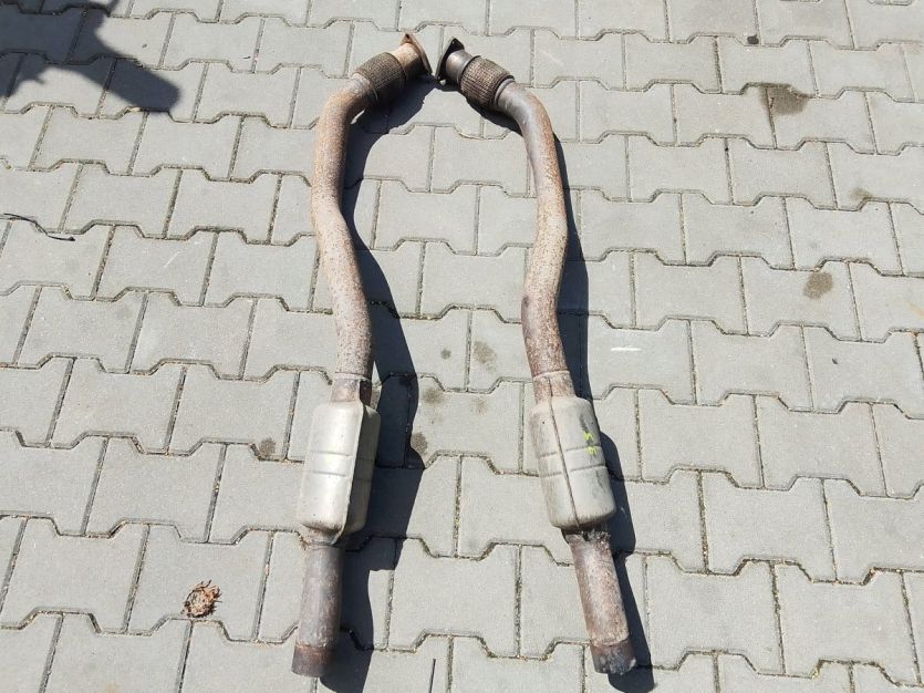 AUDI A6 S6 C7 TŁUMIK WYDECH ŚRODKOWY RURA PRAWY LEWY KOMPLET 8K0253211C