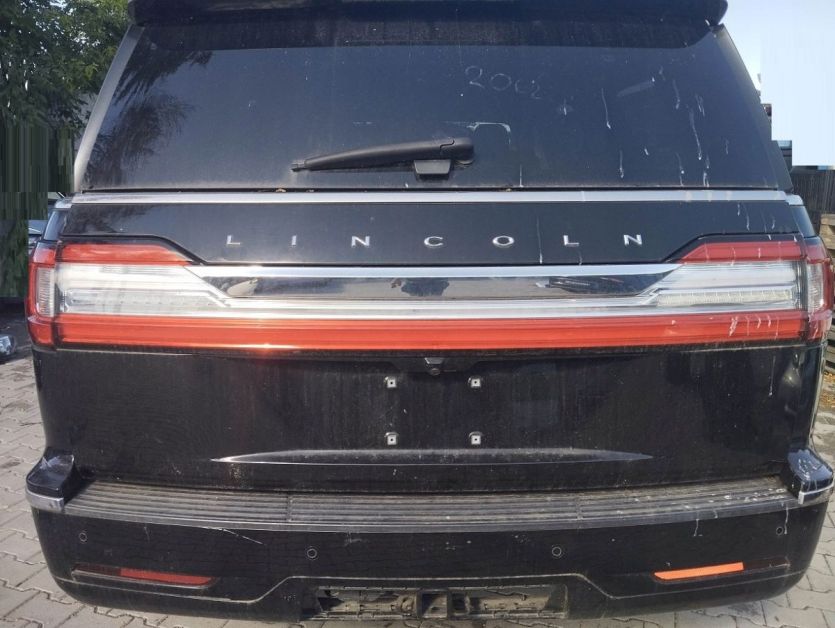 LINCOLN NAVIGATOR LARGE LONG 2019 ZDERZAK TYL TYLNY PDC KOMPLETNY