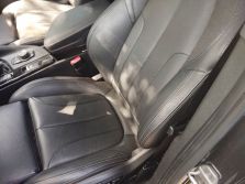 BMW X2 F39 2019 FOTELE SKORZANE PRZOD TYL BIALA NIC AIRBAG KANAPA TAPICERKI