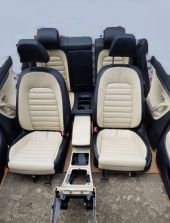 VW PASSAT CC 2010 FOTELE KANPA SIEDZENIA BOCZKI TAPICERKA SKORA
