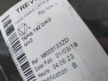 PEUGEOT 308 II SW KOMBI T9 LIFT DYWAN WYKŁADZINA 98003133ZD