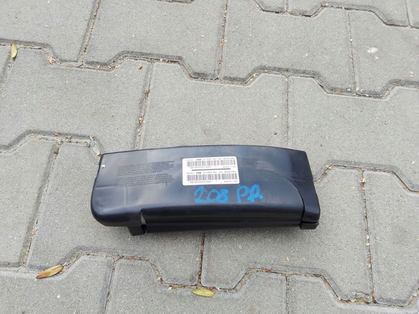 PEUGEOT 208 3D I 1.2VTI 2013 PODUSZKA FOTELA PRAWY PRZÓD 9802247980