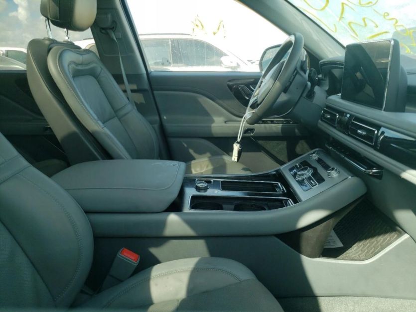 LINCOLN AVIATOR 2022 DESKA AIR BAG KONSOLA pasy SZARY GREY SZARA