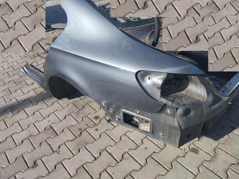 VW PASSAT CC 2011 CWIARTKA BLOTNIK LEWY TYL TYLNY PAS