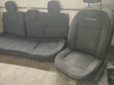 DACIA DUSTER I LIFT 2014 FOTELE SIEDZENIA KANAPA PASY TYL