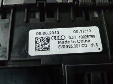 AUDI A3 8V SPORTBACK 5D 2014 PANEL PRZYCISK AWARYJNYCH 8V0925301CD