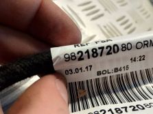 PEUGEOT 308 II T9 LIFT HB 2019 WIĄZKA WZMACNIACZ ANTENY 9821872080