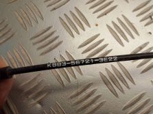 MAZDA CX90 CX-90 2024 CIĘGNO ZAMEK MASKI KBB3-56721