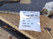 CITROEN DS3 1.6 HDI KABEL WIĄZKA INSTALACJA HALOGENU 9664996380