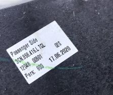 VW ATLAS CROSS 2021 PANEL DEKOR LISTWA DESKI ROZDZIELCZEJ 3CN858416L