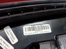 FORD FIESTA 2019 MK8 1.0 LAMPA LEWY TYŁ W KLAPE H1BB-13A603-AH