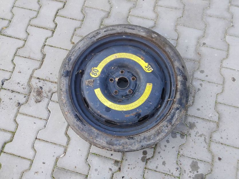 AUDI A3 8P 3DRZWI 2008 KOŁO DOJAZDOWE ZAPASOWE 125/70 R18 5X112