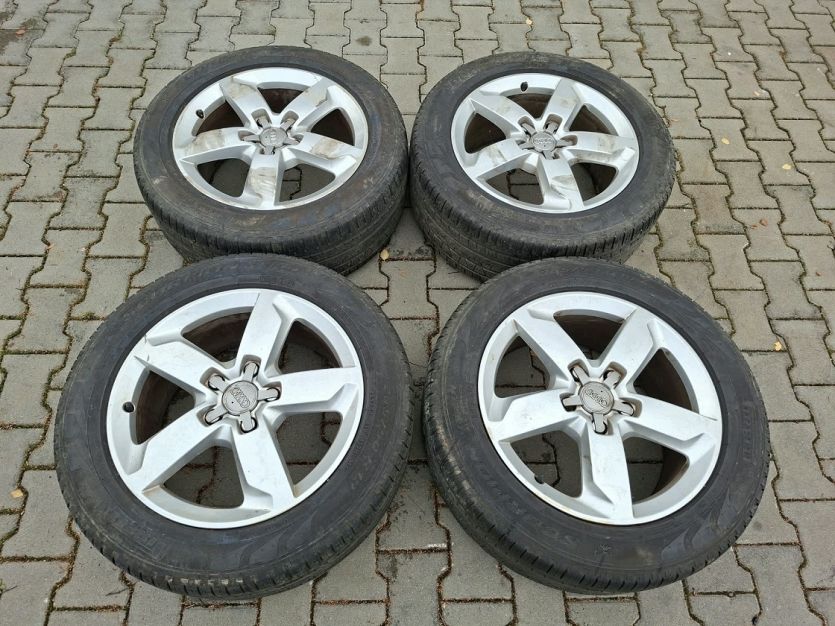 AUDI Q7 4L 5X130 FELGI ALUMNIOWE 19 OPONY KOLA 265/50R19 4L0601025BB VERDE
