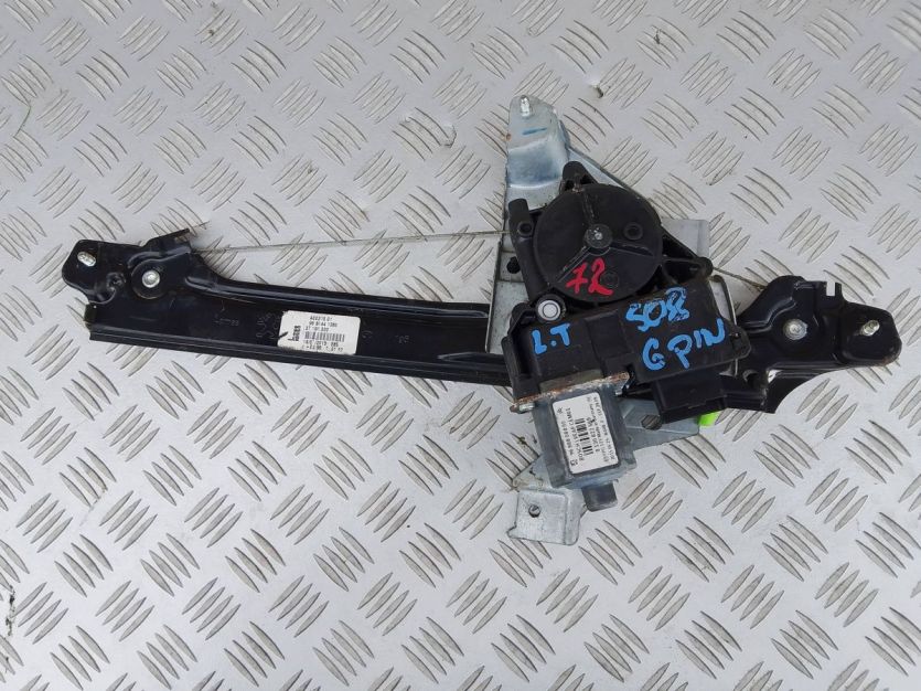 PEUGEOT 508 I PODNOŚNIK MECHANIZM SZYBY LEWY TYŁ 9686441380 6PIN