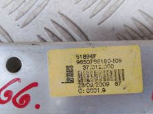 PEUGEOT 207 PODNOŚNIK MECHANIZM SZYBY LEWY TYŁ 9650768180