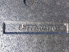TOYOTA AURIS 1.2 II KOMBI 2018 WKŁAD STYROPIAN BAGAŻNIKA 64777-02170