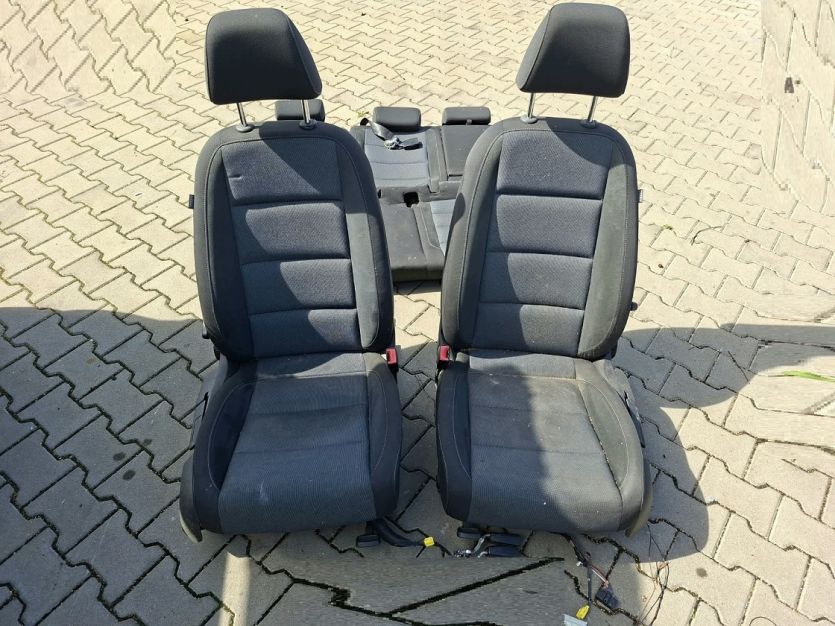 VW GOLF VI 6 TDI FOTELE PRZOD TYL KANAPA AIRBAG SIEDZENIA TELE PRZOD GRZANE