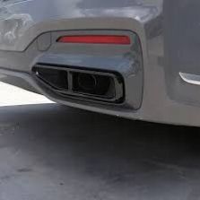 BMW 7 G11 G12 LIFT 2019-2023 NAKŁADKI KONCOWKI RUR TLUMIKA SPORT CZARNE