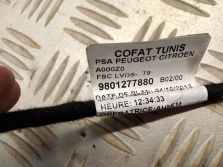 PEUGEOT 308 II T9 SW 2016 PRZEWÓD ANTENY KABEL 9801277880