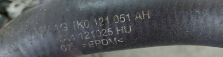 VW GOLF VI 6 TDI 2012 5D PRZEWÓD RURA WODY 1K0121051AH