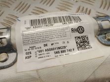 VW GOLF VI 6 TDI 2012 5D KURTYNA PODUSZKA AIRBAG PRAWA 5K6880742F