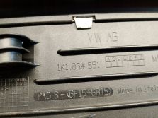 VW GOLF VI 6 TDI 2012 5D PODSTOPNICA PODNÓŻEK 1K1864551