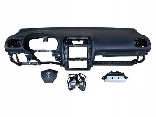 VW GOLF VI 6 2012 DESKA KONSOLA PULPIT AIRBA AIR BAG PASY
