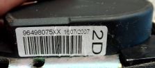 PEUGEOT 207 2009 5D PAS BEZPIECZEŃSTWA PRAWY TYŁ 96498075XX